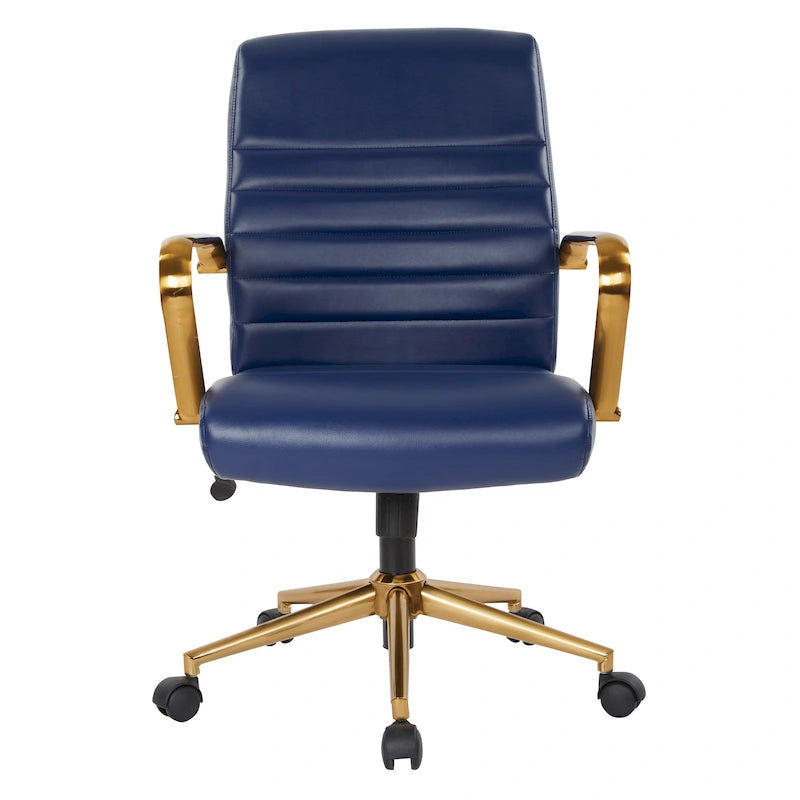 Baldwin Mid-Back Faux Leather Chair