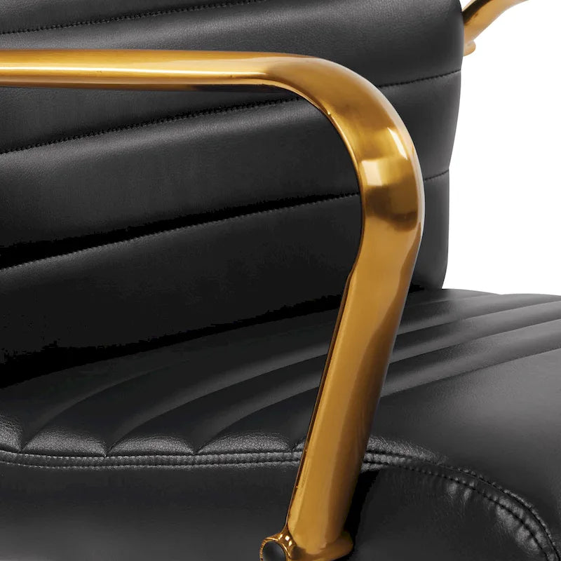 Baldwin Mid-Back Faux Leather Chair