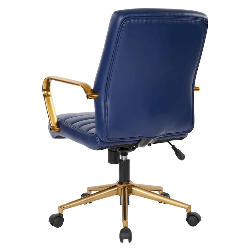 Baldwin Mid-Back Faux Leather Chair