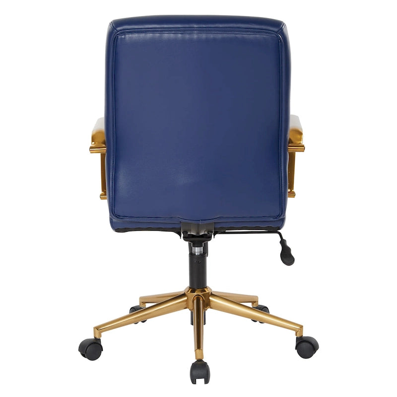 Baldwin Mid-Back Faux Leather Chair