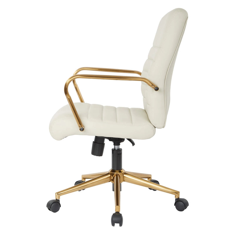 Baldwin Mid-Back Faux Leather Chair