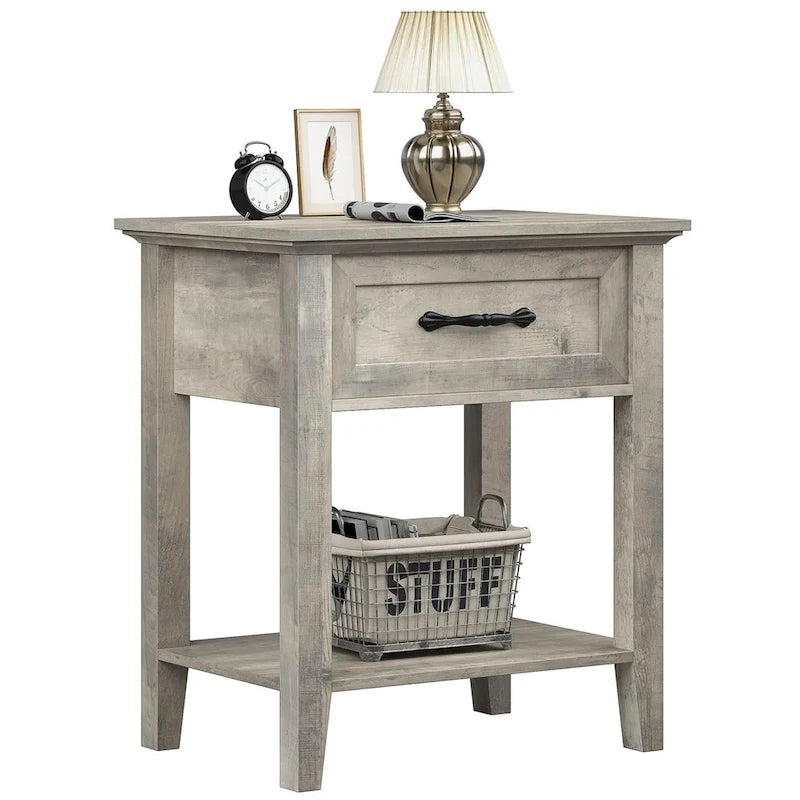 Grey Nightstands 1pck/2pck