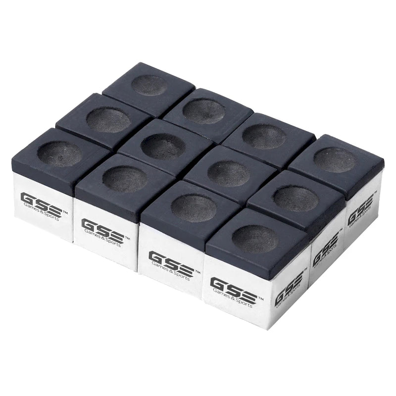 GSE 12-Pack Billiard/Pool Cue Chalks, Billiard Pool Table Accessories