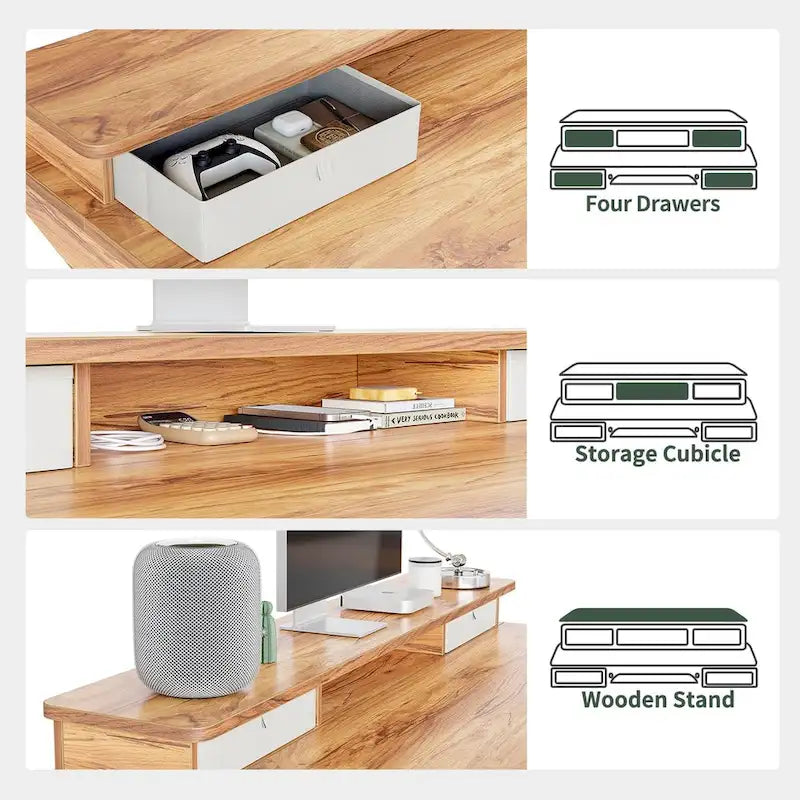 FEZIBO/Home Office Furniture/Wood/Desks