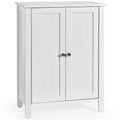 Meuble bas de salle de bain en bois, meuble de rangement sur pied