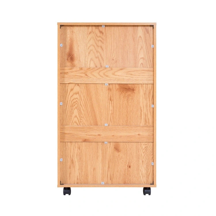Meuble de rangement à 7 tiroirs en bois pour le bureau à domicile, classeur mobile, meuble de rangement mobile, tiroir de classement