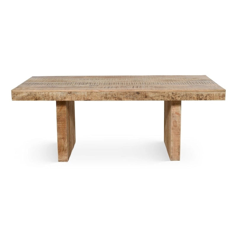 Timbergirl Handmade Solid Mango Wood Dining Table - 80