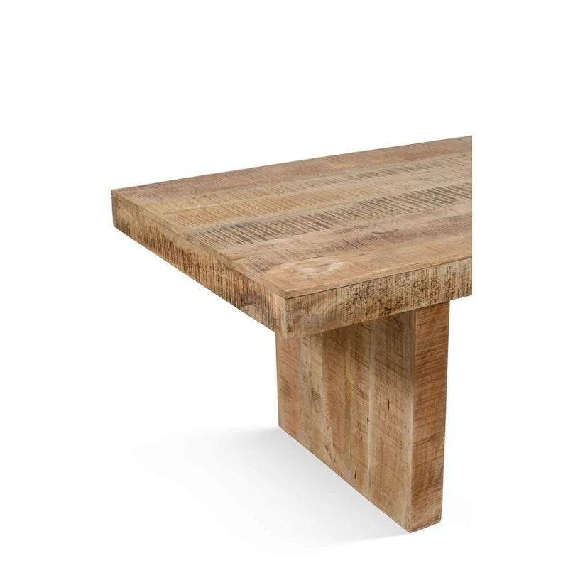 Timbergirl Handmade Solid Mango Wood Dining Table - 80