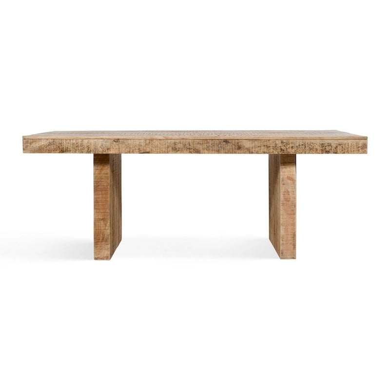 Timbergirl Handmade Solid Mango Wood Dining Table - 80