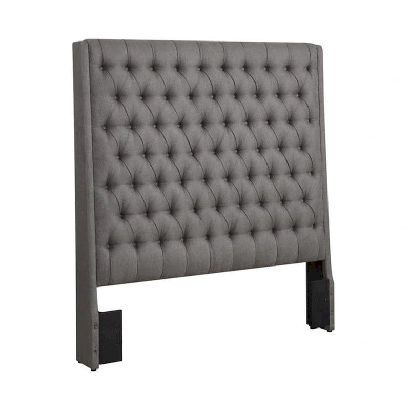 Leiden Button-tufted Upholstered Tall Headboard