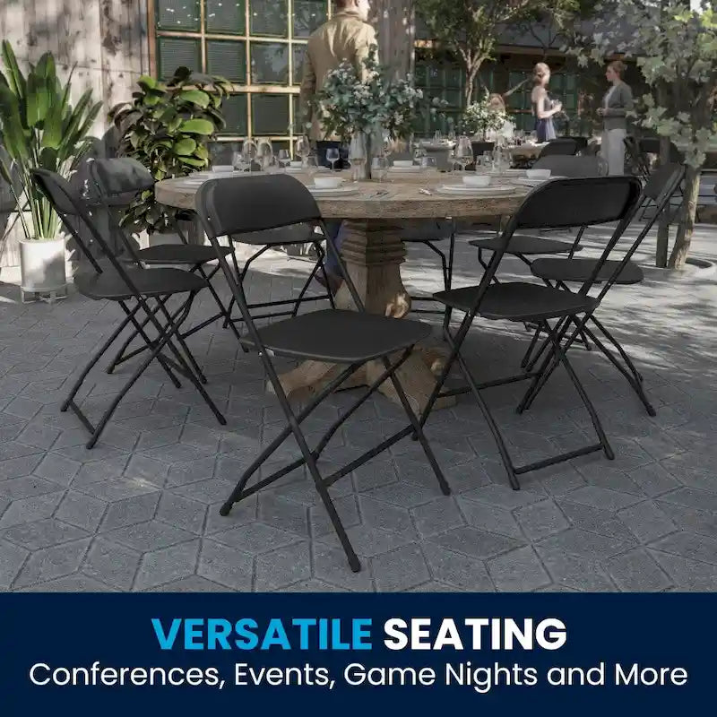 Plastic Folding Chair - 650LB Weight Capacity - Event Chair