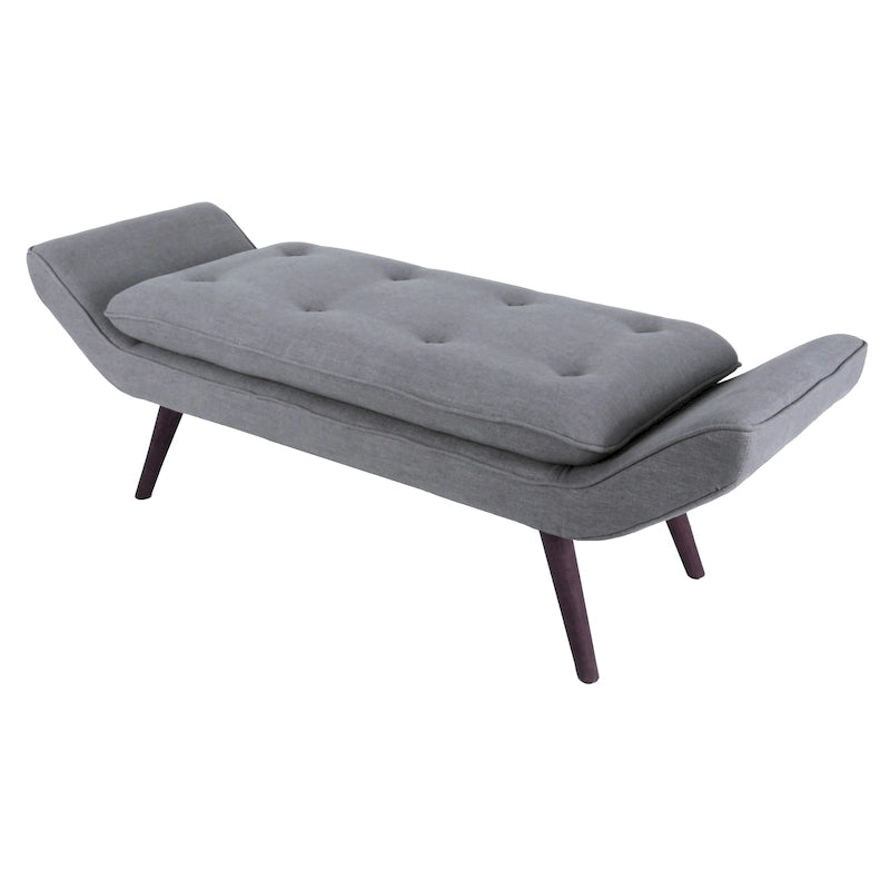 Newcastle Fabric Tufted Bench