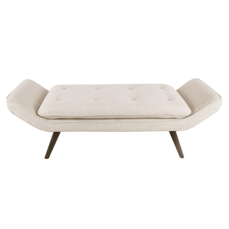 Newcastle Fabric Tufted Bench