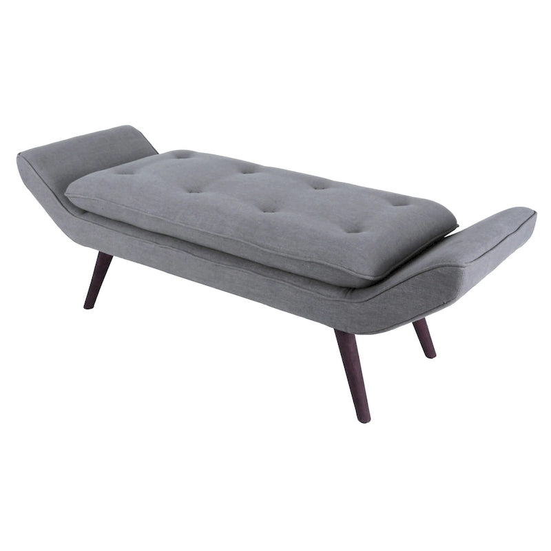 Newcastle Fabric Tufted Bench