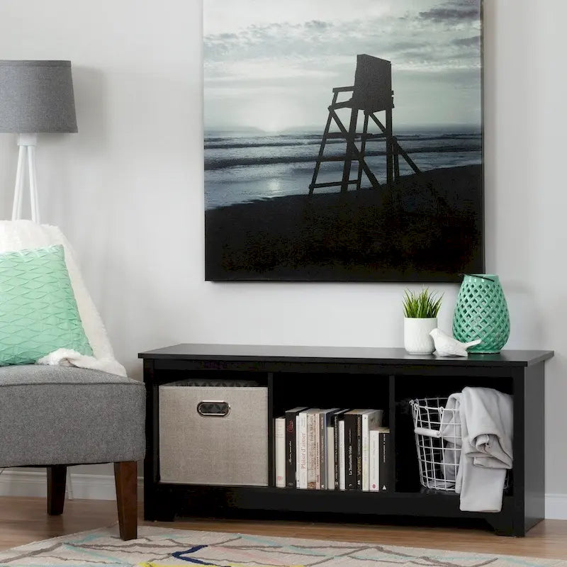 South Shore Vito Cubby Storage Bench