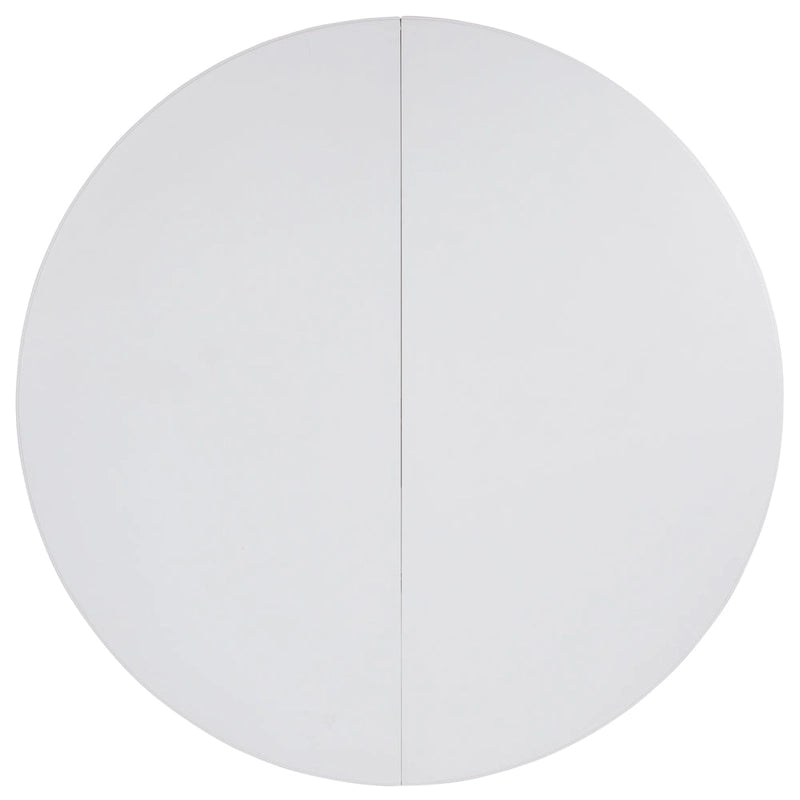 6-Foot Round Bi-Fold Plastic Event Folding Table with Handle