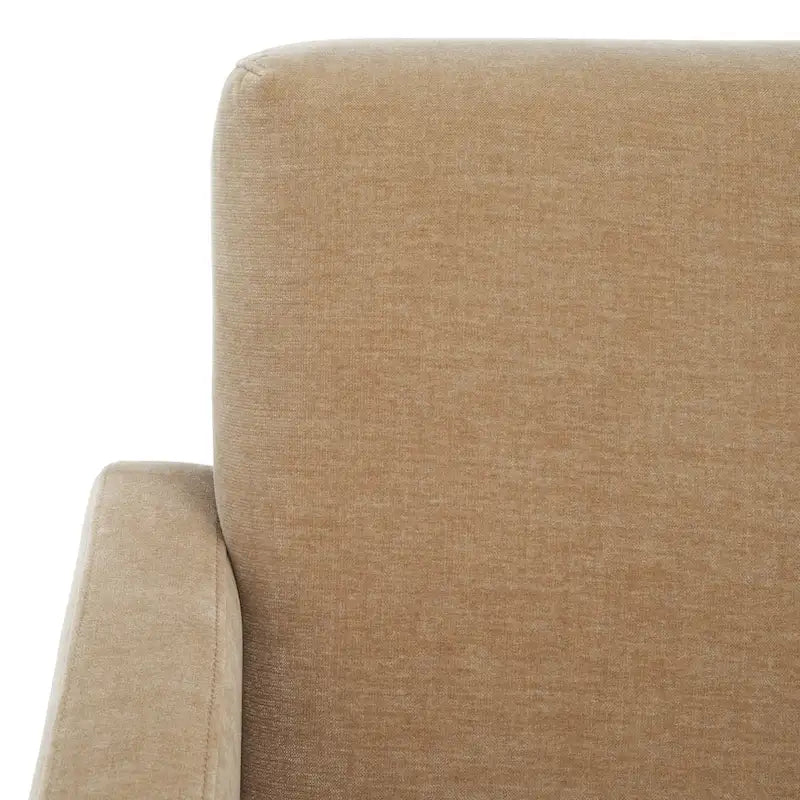 SAFAVIEH Couture Joffrette Modern Velvet Accent Chair - 27 In. W x 35 In. D x 30 In. H - 27Wx35Dx30H