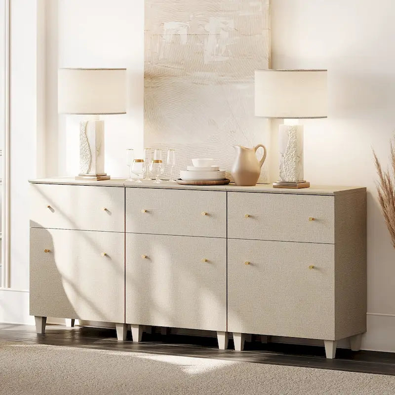 Buffet de rangement avec tiroir et porte pour cuisine, salle à manger