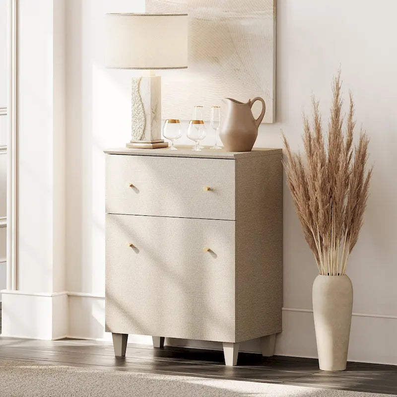 Sideboard Buffet Cabinet with Drawer and Door for Kitchen, Dining Room