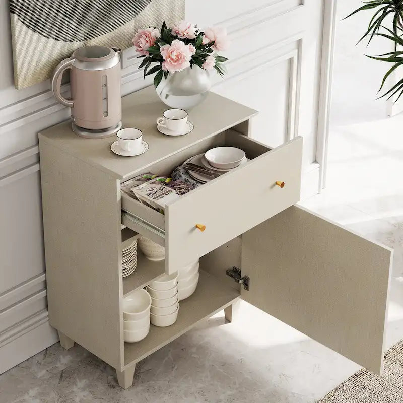 Buffet de rangement avec tiroir et porte pour cuisine, salle à manger