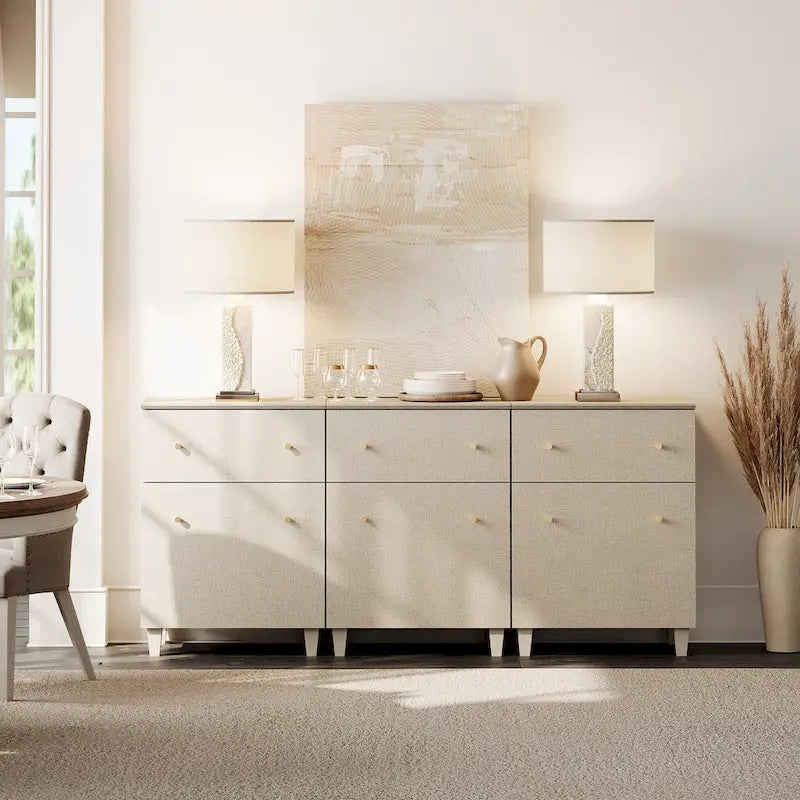 Buffet de rangement avec tiroir et porte pour cuisine, salle à manger