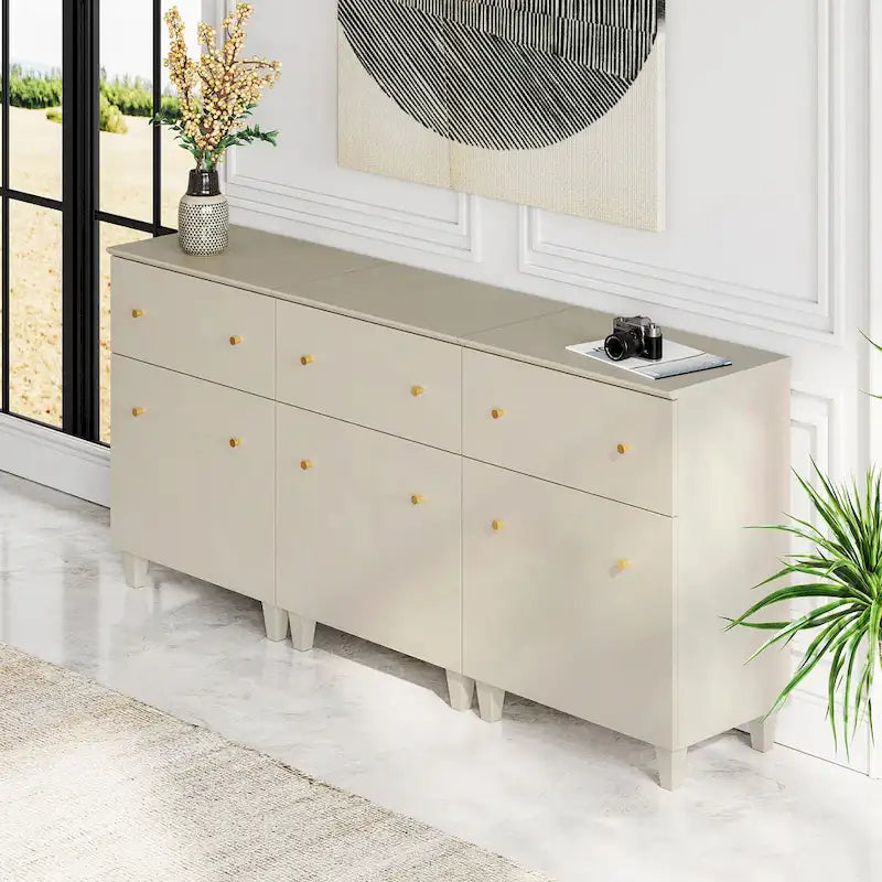 Buffet de rangement avec tiroir et porte pour cuisine, salle à manger