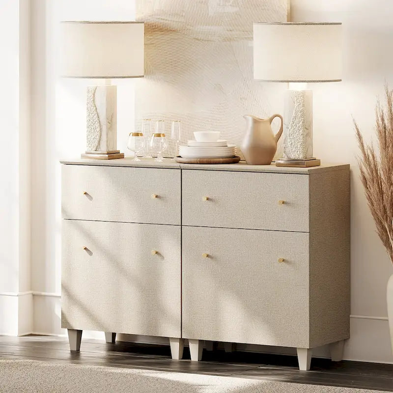 Buffet de rangement avec tiroir et porte pour cuisine, salle à manger