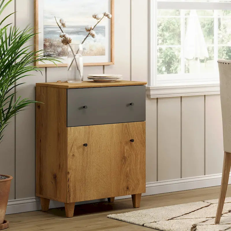 Buffet de rangement avec tiroir et porte pour cuisine, salle à manger