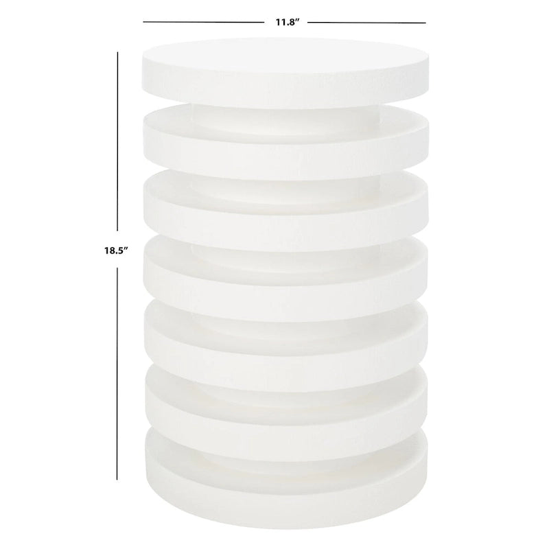 SAFAVIEH Harmanda Accent Table - 12 W x 12 D x 19 H - 12Wx12Dx19H