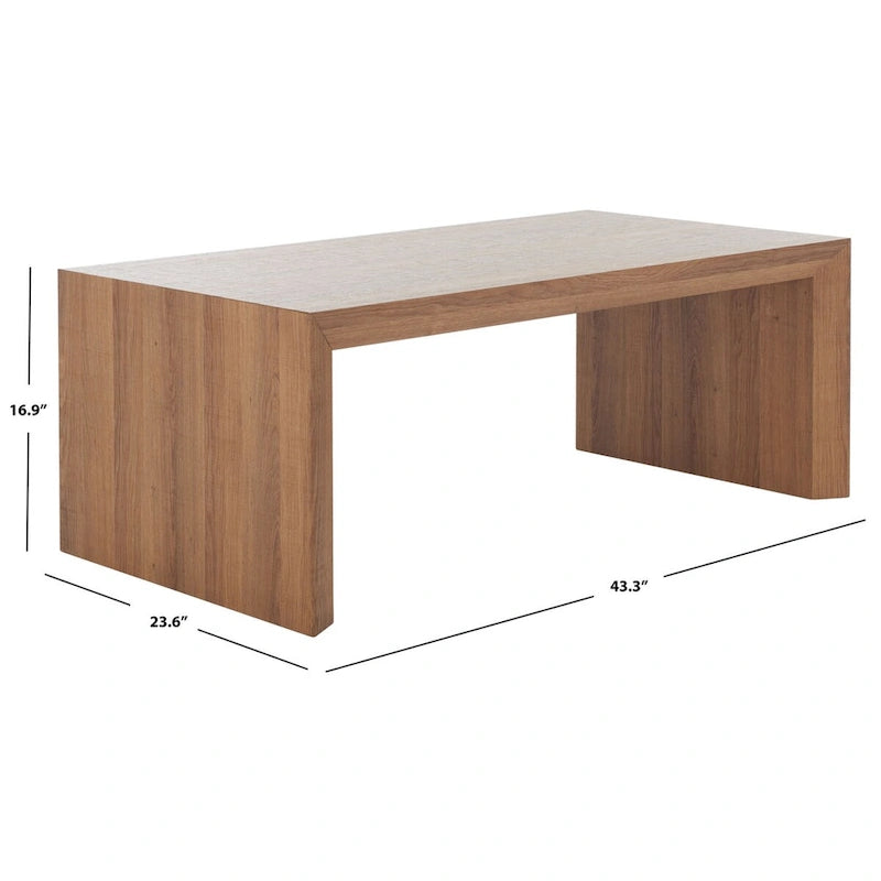 SAFAVIEH Valerie Coffee Table - 43 W x 24 D x 17 H - 43Wx24Dx17H