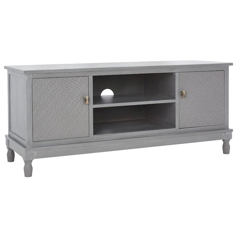 SAFAVIEH Paola 2 Door 1 Shelf Media Stand - 47 W x 16 D x 20 H - 47Wx16Dx20H