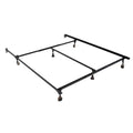 Hollywood Atlas-lock Keyhole Queen / California King / King Bed Frame with Wheels