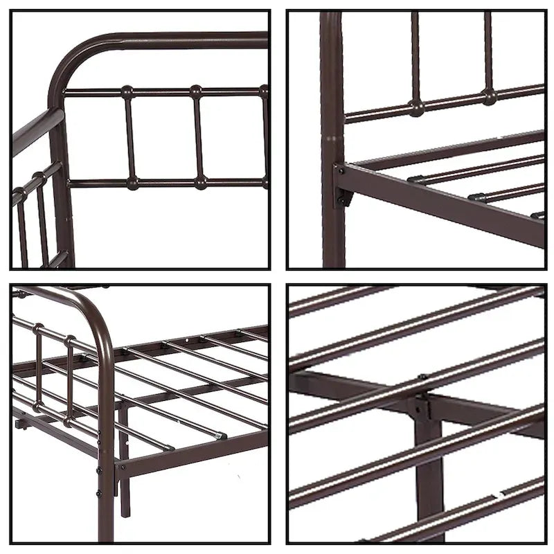 Alazyhome Daybed Metal Bed Frame / Sofa Bed / Living Guest Room