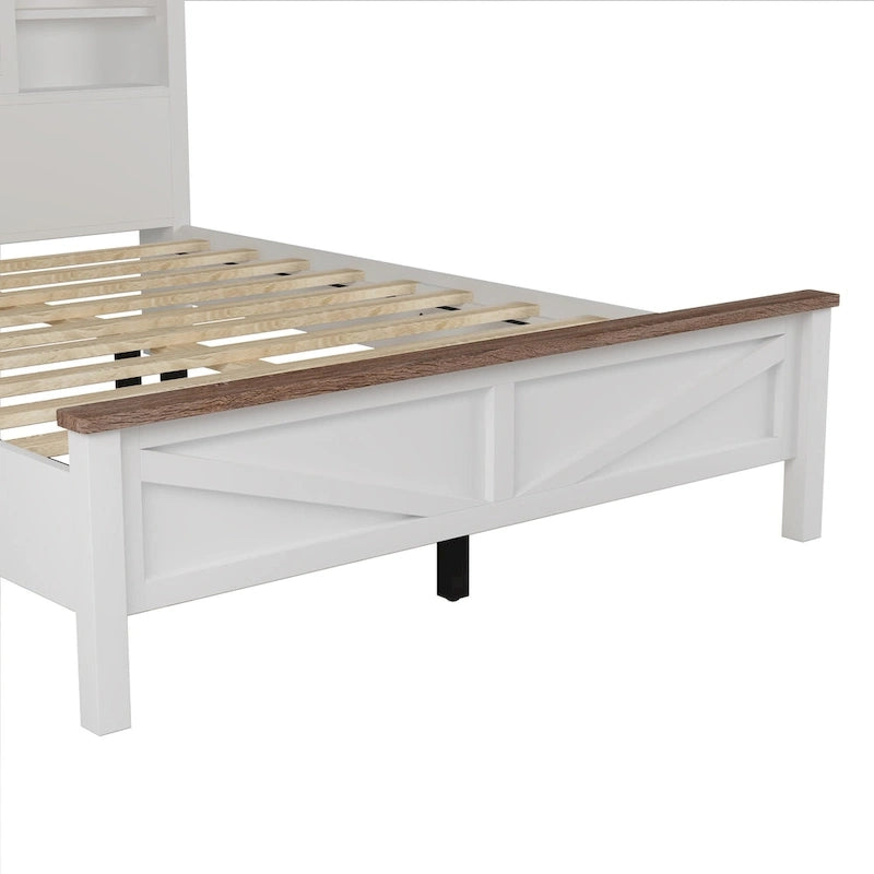 3-Pieces Full Bedroom Sets with Nightstand and Dresser
