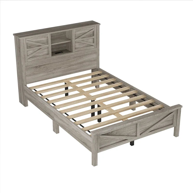 3-Pieces Full Bedroom Sets with Nightstand and Dresser