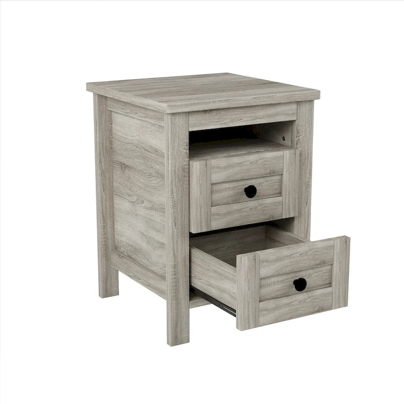 3-Pieces Full Bedroom Sets with Nightstand and Dresser