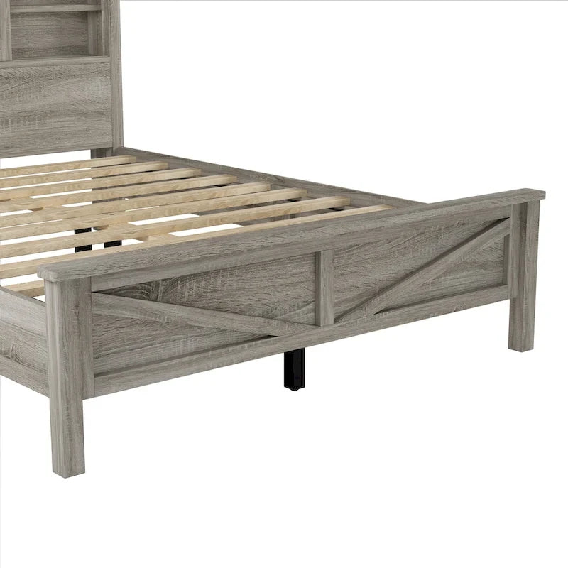 3-Pieces Full Bedroom Sets with Nightstand and Dresser