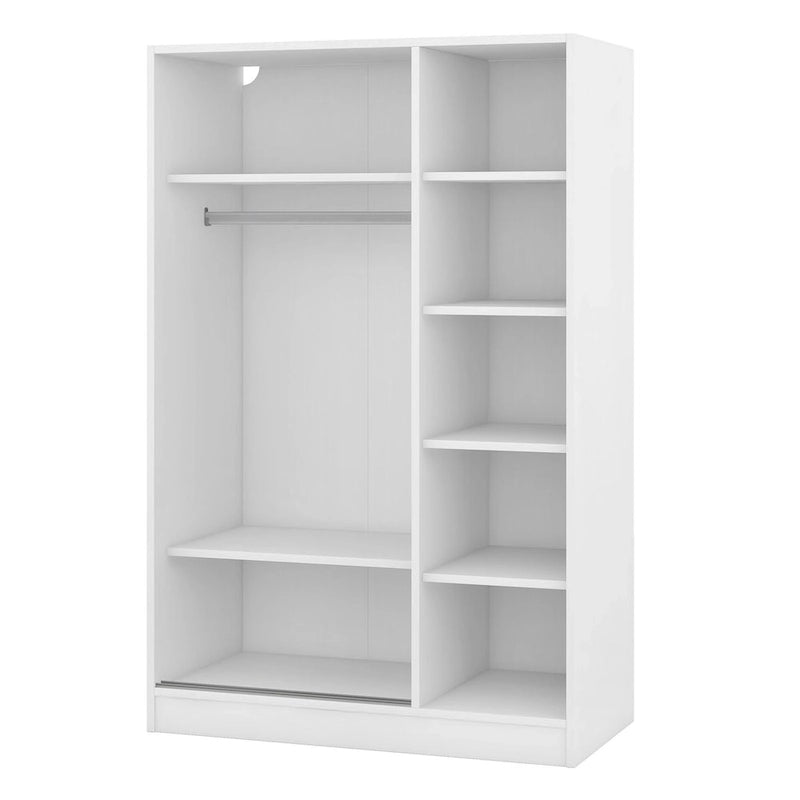 Nestfair 3-Door Shutter Wardrobe with Shelves