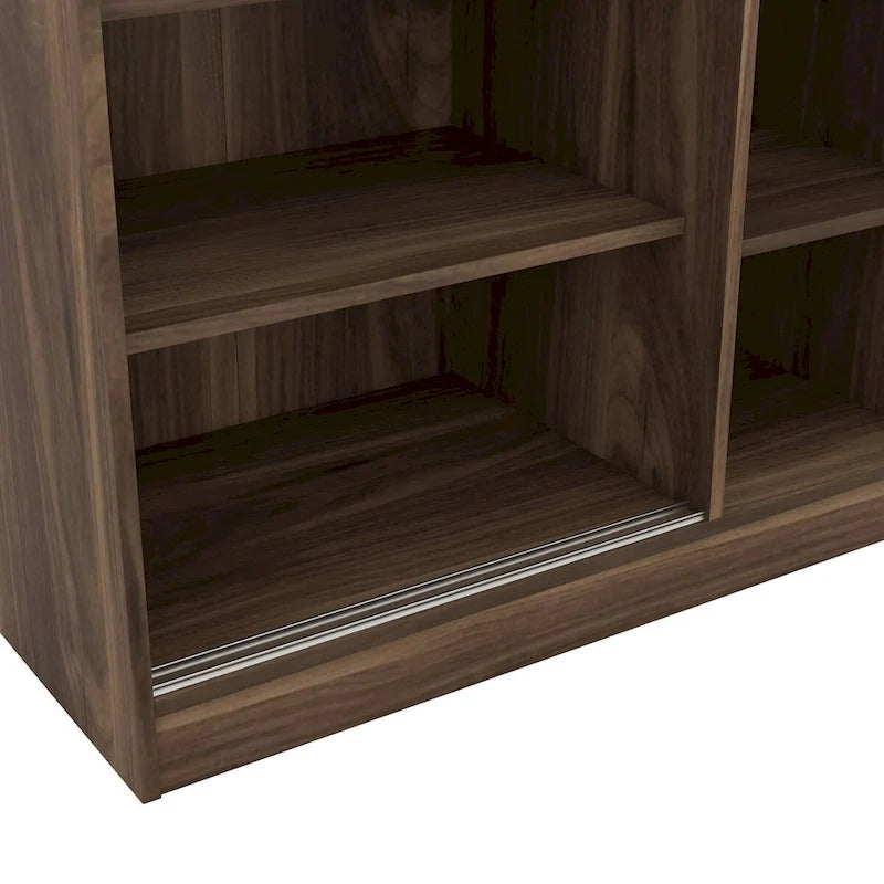 Nestfair 3-Door Shutter Wardrobe with Shelves