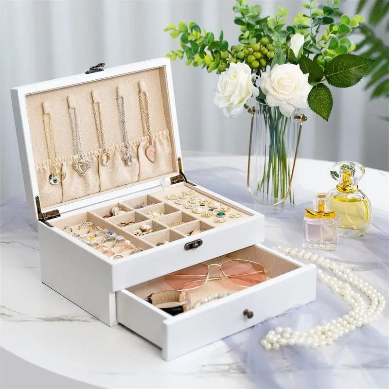 Jewelry Box for Women - 7D x 10W x 4.8H