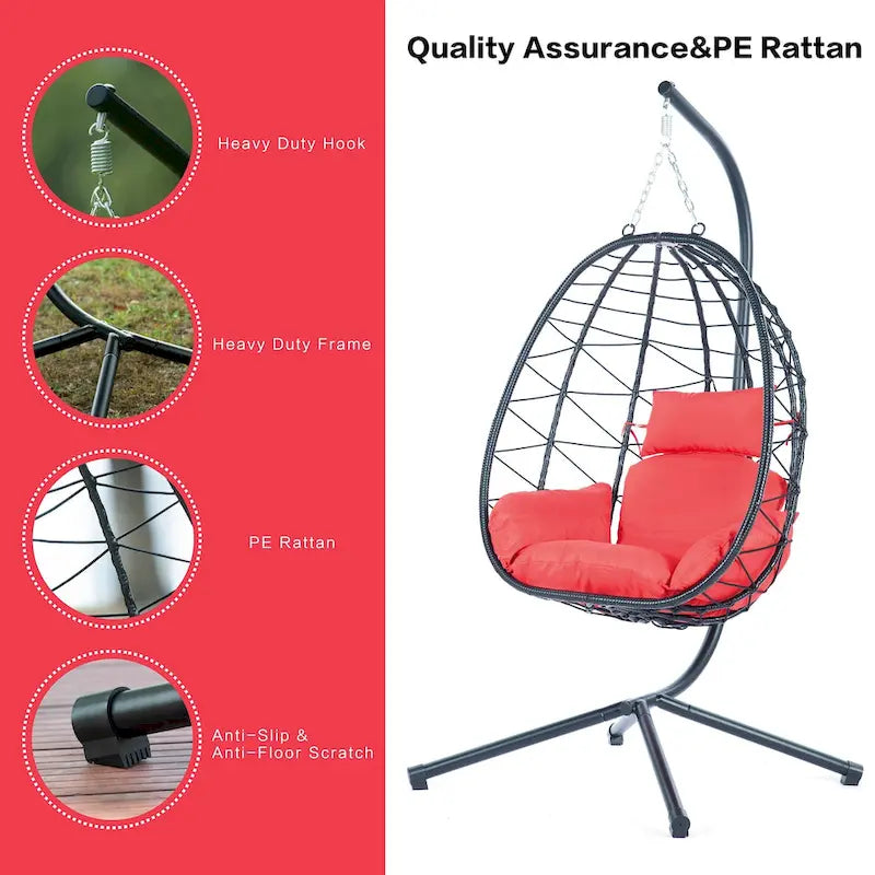 Waterproof Wicker Swing Chair