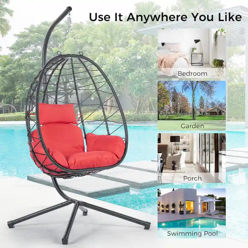 Waterproof Wicker Swing Chair
