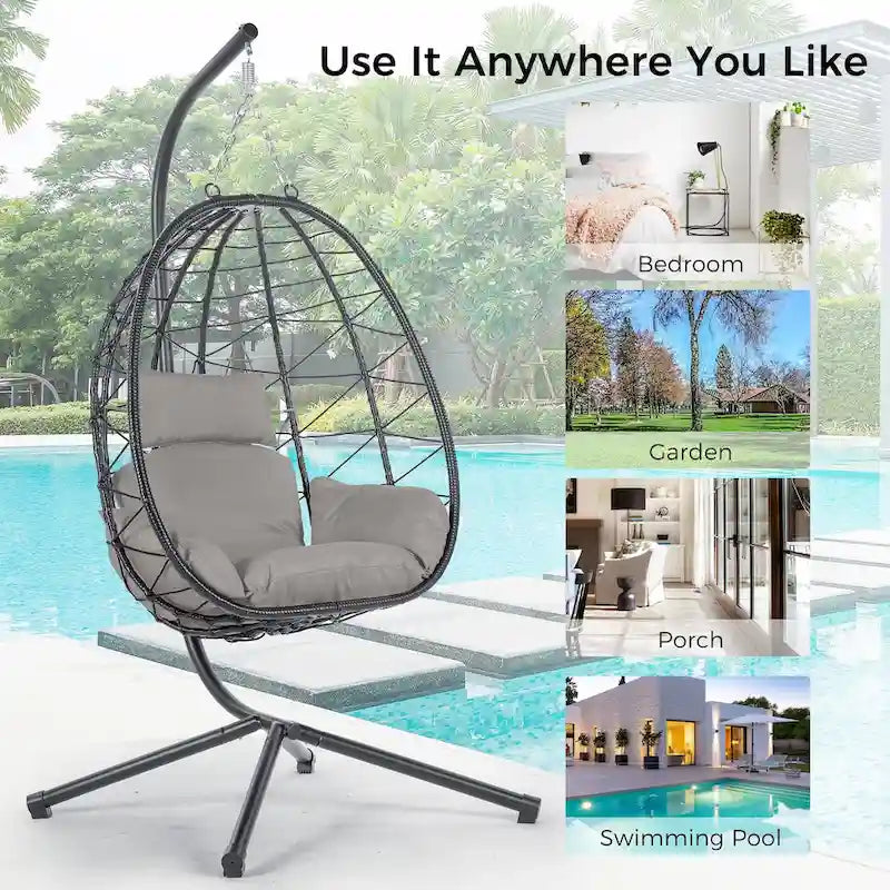Waterproof Wicker Swing Chair