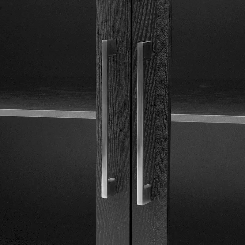 Armoire de rangement en bois de 58,2 po avec portes et tablette réglable – S.O.