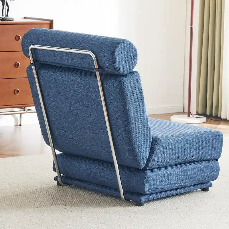 Single Sofa Chair Foldable Bed with Pillow,Portable Sofa Bed,Sofa Chair,Made of Breathable and Wearable Linen
