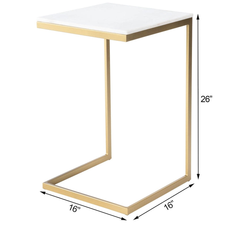 Lawler Marble End Table