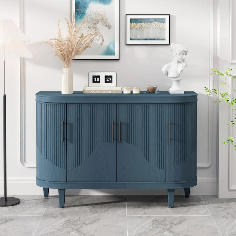 Meuble de rangement buffet incurvé