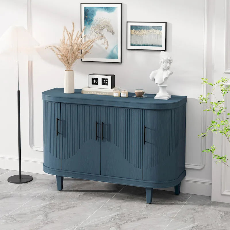 Meuble de rangement buffet incurvé