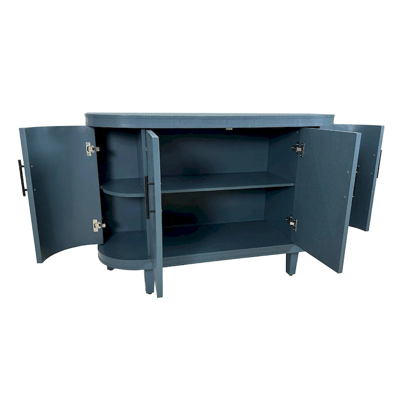 Meuble de rangement buffet incurvé