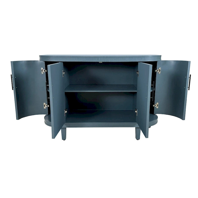 Meuble de rangement buffet incurvé